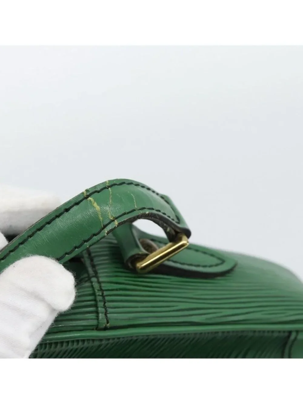 Authentic LOUIS VUITTON Epi Trocadero 23 Shoulder Bag Green M52304 LV